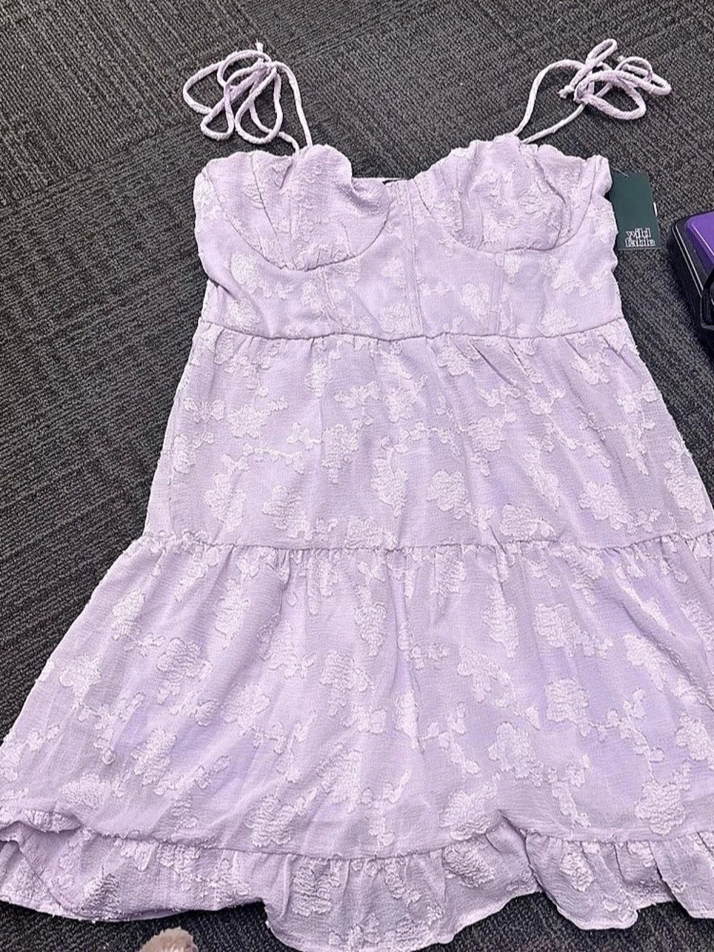 Wild Fable floral light purple dress- new with tag